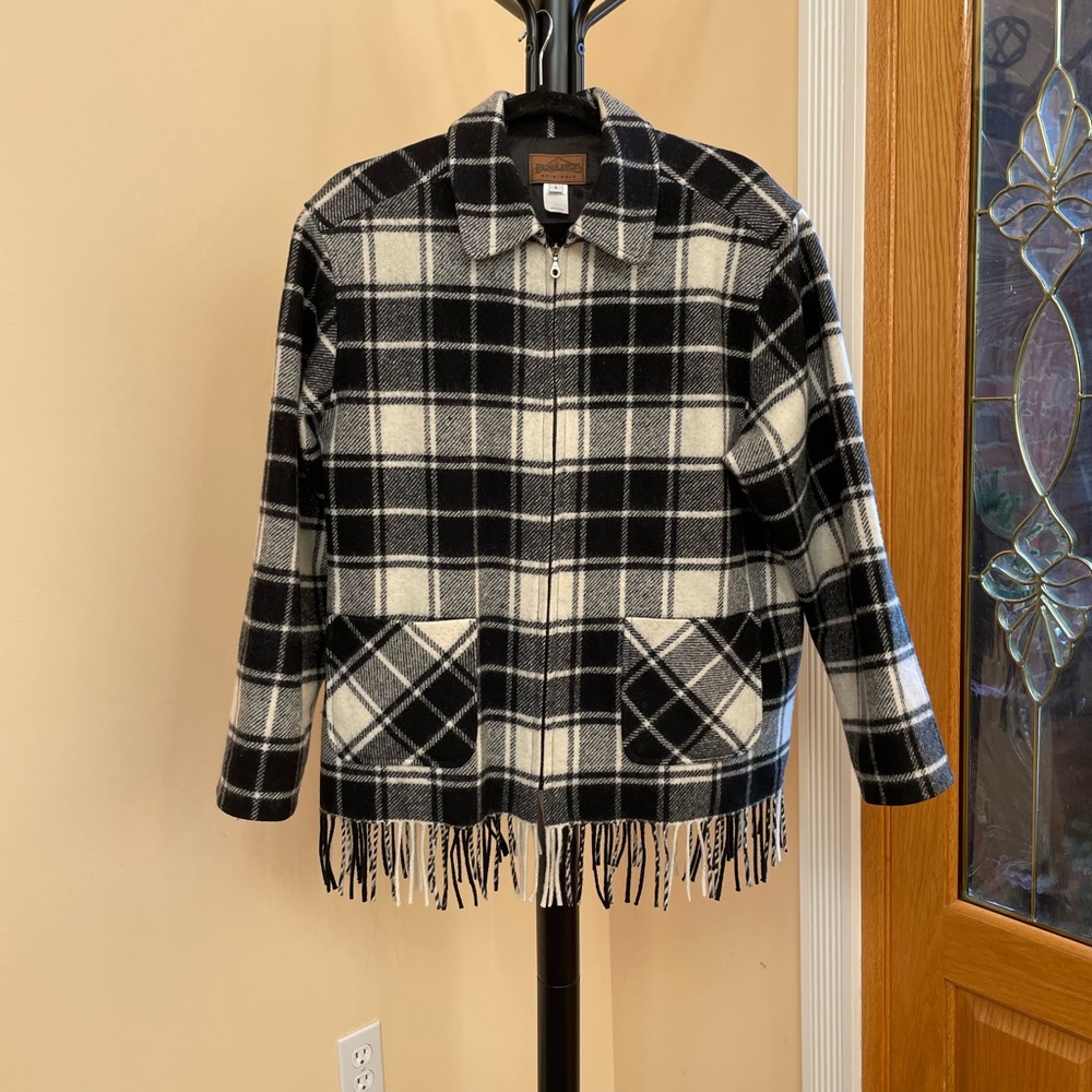 Vintage Pendleton fringe jacket/coat